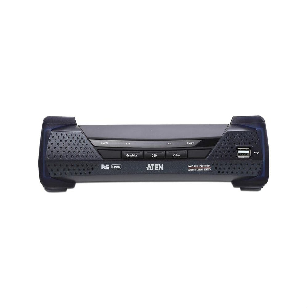ATEN Technology KE8952R Aten 4K HDMI Single Display KVM Over IP Receiver with PoE