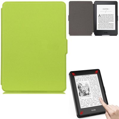 Artyond Case for Kindle Paperwhite, PU Leather Folio Card Slots Case with Auto Sleep/Wake Cover for Amazon Kindle Paperwhite 123 (Fits All 2012, 2013, 2015 and 2016 Versions), Green