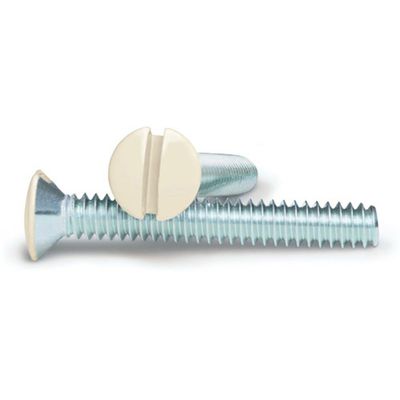 AMERELLE Almond 1 Inch Wallplate Screws