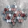 Sold 12 pcs molds 3D Wall Tiles Concrete Tiles Hexahedron Modern Art Wall Decor W21 view 1