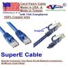 100 FT - UTP Cat.6 Ethernet Patch Cable - Pure Copper UL CSA - Blue view 1