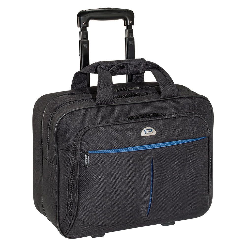 PEDEA business trolley Premium Air rolling case for laptops up to 17.3 inches (43.9 cm) with overnight compartment, black