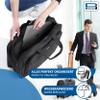 PEDEA business trolley Premium Air rolling case for laptops up to 17.3 inches (43.9 cm) with overnight compartment, black view 2