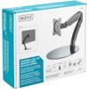 DIGITUS Monitor Mount - Stand & Gas Lift - 1 Monitor - Up to 27 Inches - Up to 1 x 6.5 kg - VESA 75 & 100 - Black view 2