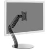 DIGITUS Monitor Mount - Stand & Gas Lift - 1 Monitor - Up to 27 Inches - Up to 1 x 6.5 kg - VESA 75 & 100 - Black view 4
