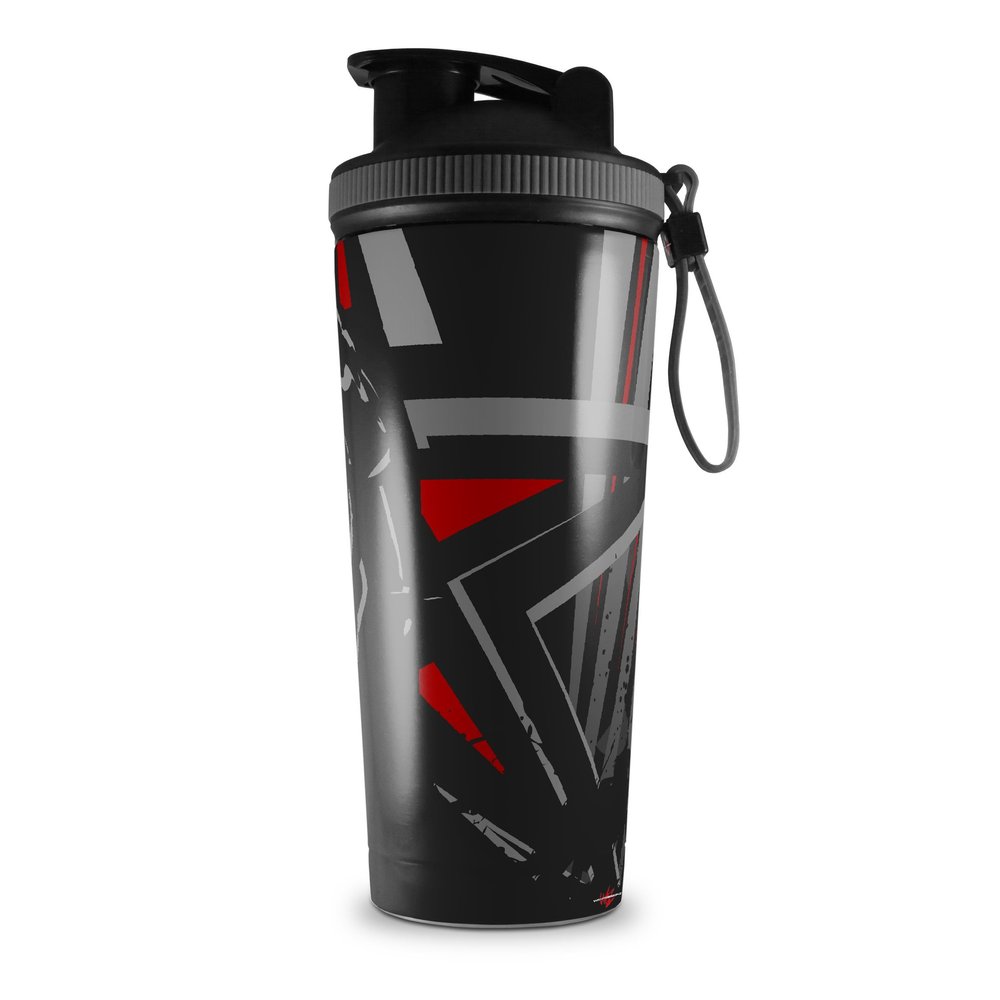 Skin Wrap Decal compatible with IceShaker 2nd Gen 26oz Baja 0023 Red (SHAKER NOT INCLUDED)