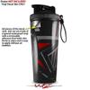 Skin Wrap Decal compatible with IceShaker 2nd Gen 26oz Baja 0023 Red (SHAKER NOT INCLUDED) view 2