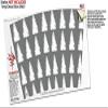 Skin Wrap Decal compatible with IceShaker 2nd Gen 26oz Winter Trees Gray (SHAKER NOT INCLUDED) view 3