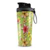 Skin Wrap Decal compatible with IceShaker 2nd Gen 26oz Beach Flowers Sage Green (SHAKER NOT INCLUDED) view 1
