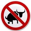 Three (3) "No Bull" Hard Hat Funny Stickers Decals - USA Union view 1