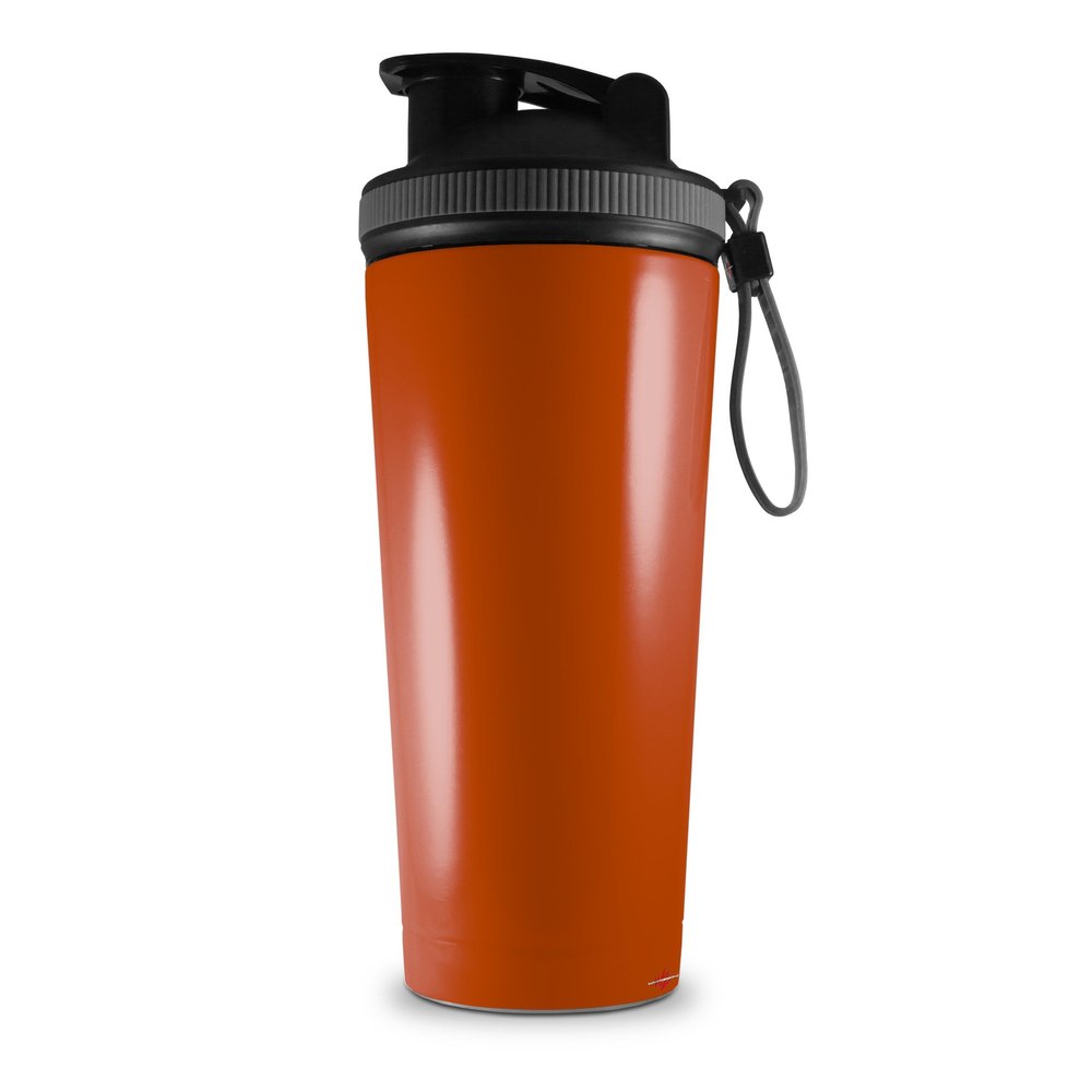 Skin Wrap Decal compatible with IceShaker 2nd Gen 26oz Solids Collection Burnt Orange (SHAKER NOT INCLUDED)