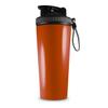 Skin Wrap Decal compatible with IceShaker 2nd Gen 26oz Solids Collection Burnt Orange (SHAKER NOT INCLUDED) view 1