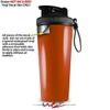 Skin Wrap Decal compatible with IceShaker 2nd Gen 26oz Solids Collection Burnt Orange (SHAKER NOT INCLUDED) view 2