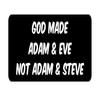 3 - God Made Adam Eve not Adam and Steve Funny Hard hat Helmet 3" x 1.25" Vinyl Decals Bumper Stickers view 1