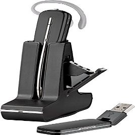 Plantronics 203948-01 Savi W445 Headset, Wireless, DECT 6.0 (Renewed)