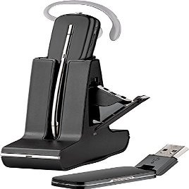 Plantronics 203948-01 Savi W445 Headset, Wireless, DECT 6.0 (Renewed)