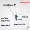 10x D Flashers, Mini Bulb 2.5 Volt V .425 Watt W 10 Clear Regular Incandescent Indoor Outdoor Bulbs Christmas Tree Lights Replacement. Makes Lights Flash by JLMissouri Please Read Description view 2