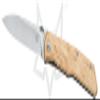 Fox 525 Liner Lock FX-525 BE Pocket Knife N690Co Stainless Steel and Birch Wood view 1