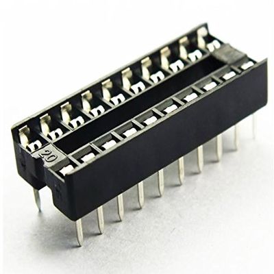 Electronic component Quickbuying 20PCS 20-Pin DIL DIP IC Socket PCB Mount Connector New