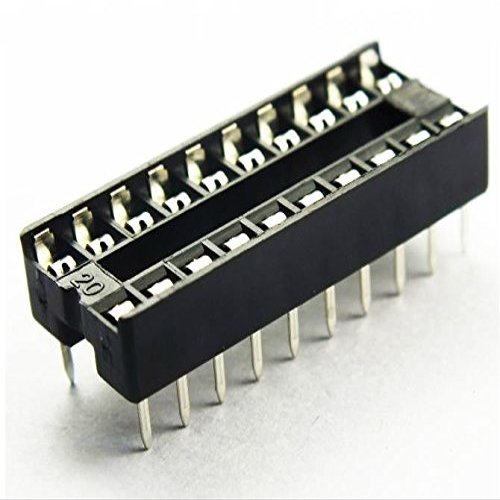 Electronic component Quickbuying 20PCS 20-Pin DIL DIP IC Socket PCB Mount Connector New