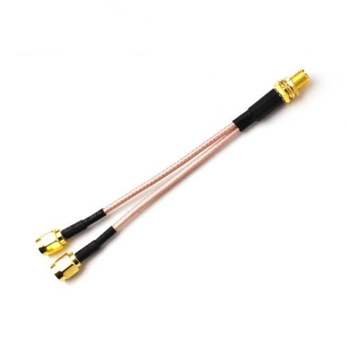 4G LTE Antenna Adapter Splitter Cable SMA Female to Dual SMA Male RG316 10cm