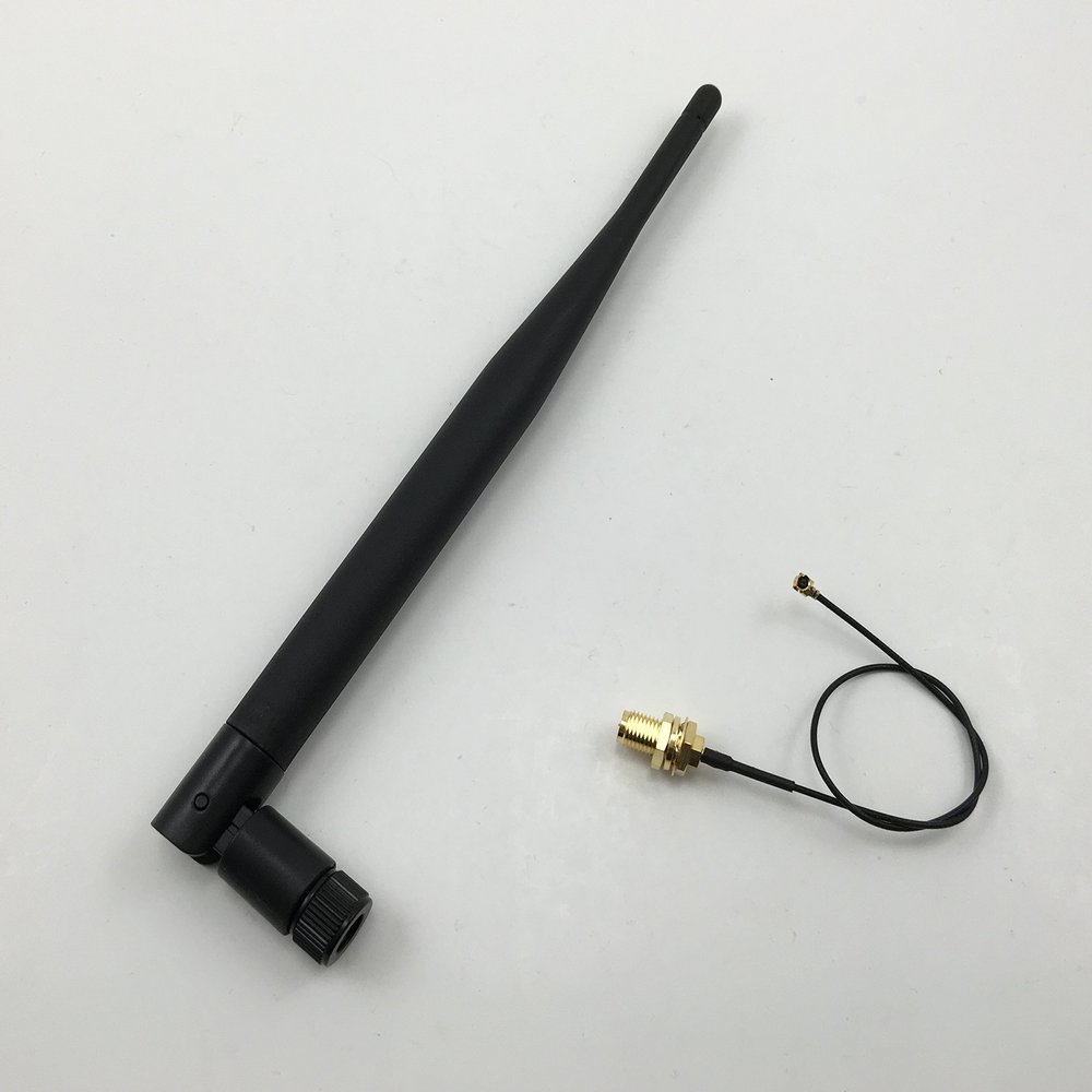 3 6dBi RP-SMA WiFi Antenna + 3 U.fl Cable for Belkin F7D8301 Netgear N600 N750