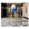GOWE 1.524M*4M Holographic Transparent Rear Adhesive Projection Screen Film for Bank view 3