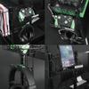 Bauhutte BHP-S100 Controller Stand, Headphone Hanger Rack, Black view 2