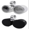 Rockville DMAC65S Dual 6.5" Polished Aluminum Wakeboard Tower Speaker Pods+Cover view 1