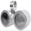 Rockville DMAC65S Dual 6.5" Polished Aluminum Wakeboard Tower Speaker Pods+Cover view 2