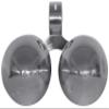 Rockville DMAC65S Dual 6.5" Polished Aluminum Wakeboard Tower Speaker Pods+Cover view 4