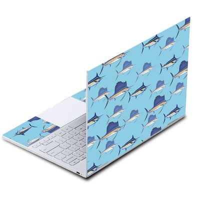 MightySkins Skin Compatible with Google Pixelbook - Billfish Stripes | Protective, Durable, and Unique Vinyl Decal wrap Cover | Easy to Apply, Remove, and Change Styles | Made in The USA