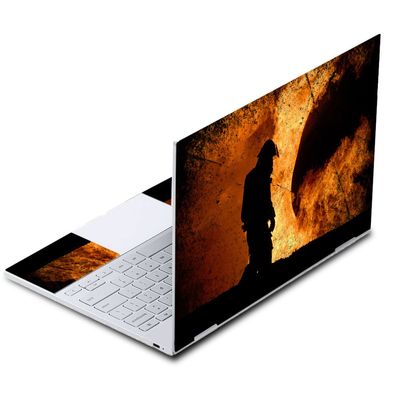 MightySkins Skin Compatible With Google Pixelbook - Fire Fighter | Protective, Durable, and Unique Vinyl Decal wrap cover | Easy To Apply, Remove, and Change Styles | Made in the USA