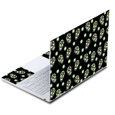 MightySkins Skin Compatible with Google Pixelbook - Nighttime Skulls | Protective, Durable, and Unique Vinyl Decal wrap Cover | Easy to Apply, Remove, and Change Styles | Made in The USA