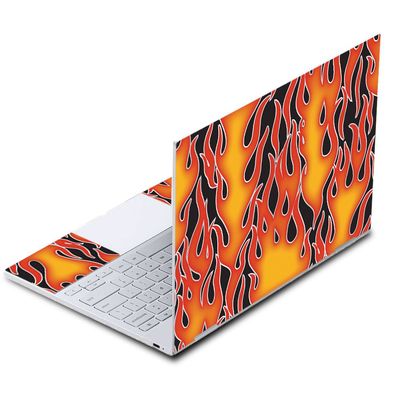 MightySkins Skin Compatible with Google Pixelbook - Hot Flames | Protective, Durable, and Unique Vinyl Decal wrap Cover | Easy to Apply, Remove, and Change Styles | Made in The USA