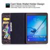 Galaxy Tab S2 9.7 Case, Newshine PU Leather Folio Protective Tablet Case with Card Slots [Multi-Stand View Angles] for Samsung Galaxy Tab S2 9.7 inch SM-T815/T810, Butterfly 1 view 3