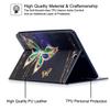 Galaxy Tab S2 9.7 Case, Newshine PU Leather Folio Protective Tablet Case with Card Slots [Multi-Stand View Angles] for Samsung Galaxy Tab S2 9.7 inch SM-T815/T810, Butterfly 1 view 4