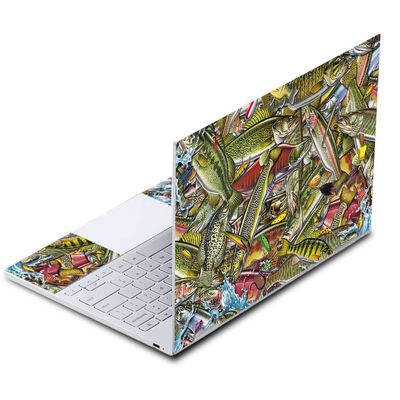MightySkins Skin Compatible with Google Pixelbook - Fish Puzzle | Protective, Durable, and Unique Vinyl Decal wrap Cover | Easy to Apply, Remove, and Change Styles | Made in The USA