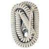 PolyTron #50-00-25 Grey Telephone Modular Headset Cord 25 ft. view 1