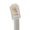 PolyTron #50-00-25 Grey Telephone Modular Headset Cord 25 ft. view 2