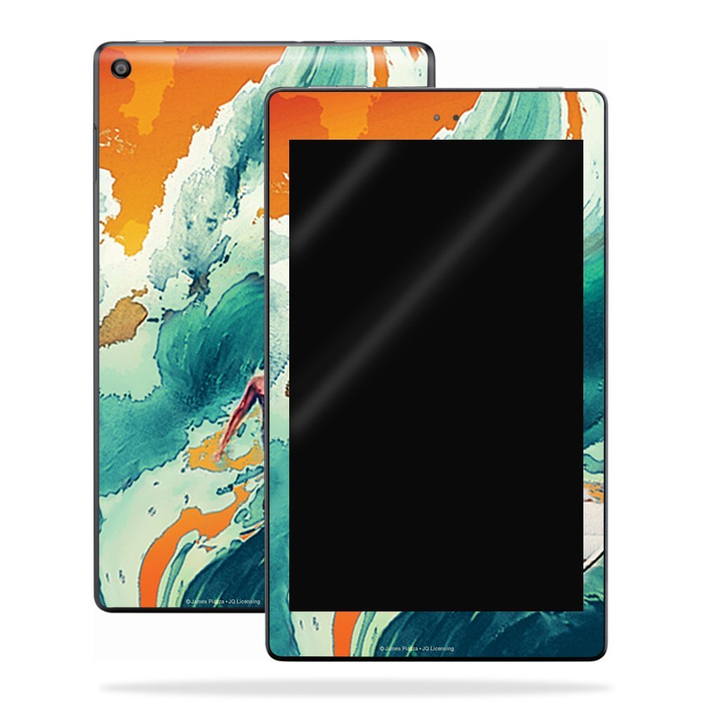 MightySkins Skin Compatible with Amazon Kindle Fire HD 8 (2017) - Acid Surf | Protective, Durable, and Unique Vinyl Decal wrap Cover | Easy to Apply, Remove, and Change Styles | Made in The USA