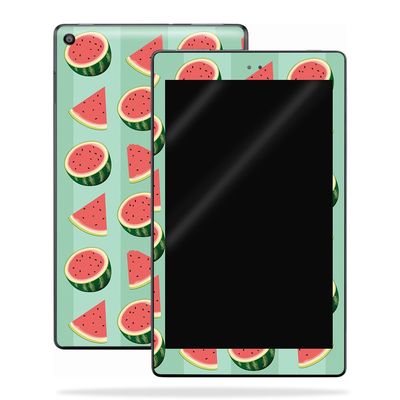 MightySkins Skin Compatible with Amazon Kindle Fire HD 10 (2017) - Watermelon Patch | Protective, Durable, and Unique Vinyl Decal wrap Cover | Easy to Apply, Remove | Made in The USA