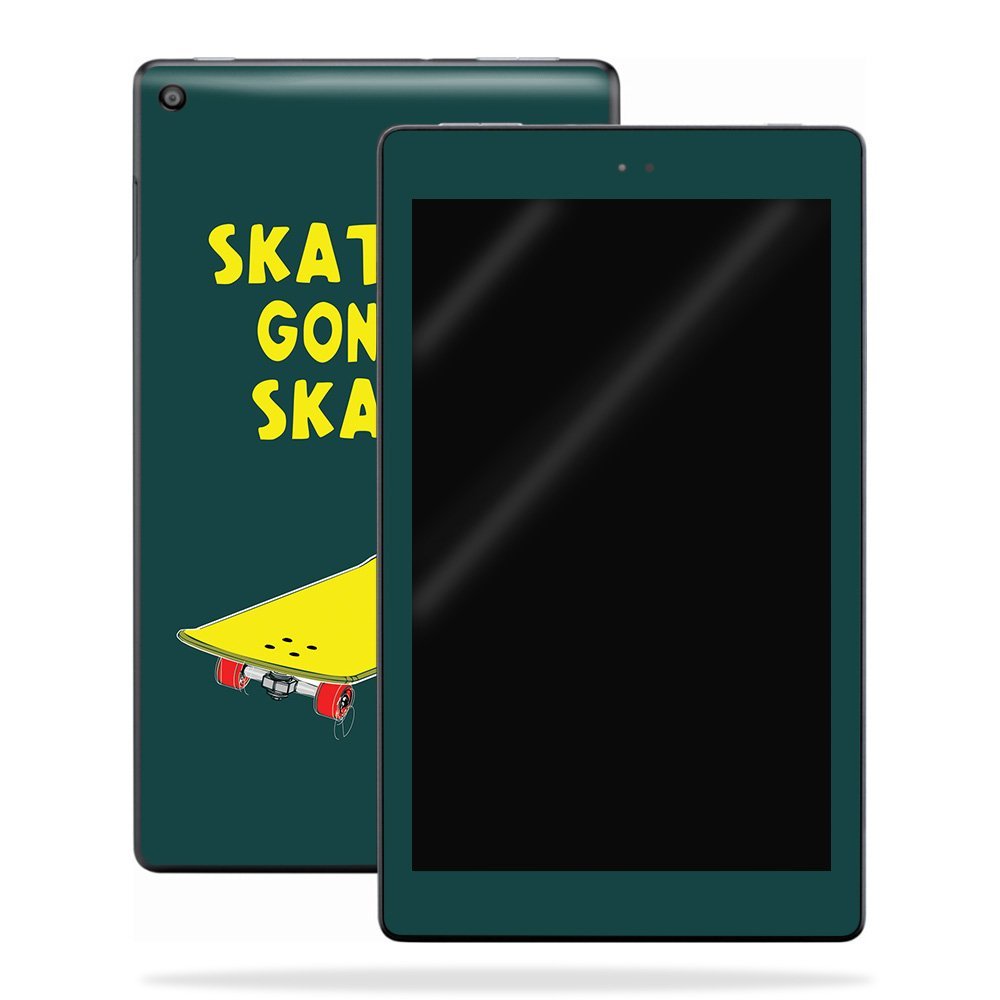 MightySkins Skin Compatible with Amazon Kindle Fire HD 10 (2017) - Skaters Gonna Skate | Protective, Durable, and Unique Vinyl Decal wrap Cover | Easy to Apply, Remove | Made in The USA