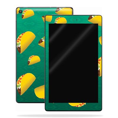MightySkins Skin Compatible with Amazon Kindle Fire HD 10 (2017) - Tacos | Protective, Durable, and Unique Vinyl Decal wrap Cover | Easy to Apply, Remove, and Change Styles | Made in The USA