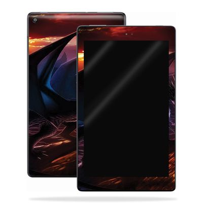 MightySkins Skin Compatible with Amazon Kindle Fire HD 10 (2017) - Fire Dragon | Protective, Durable, and Unique Vinyl Decal wrap Cover | Easy to Apply, Remove, and Change Styles | Made in The USA
