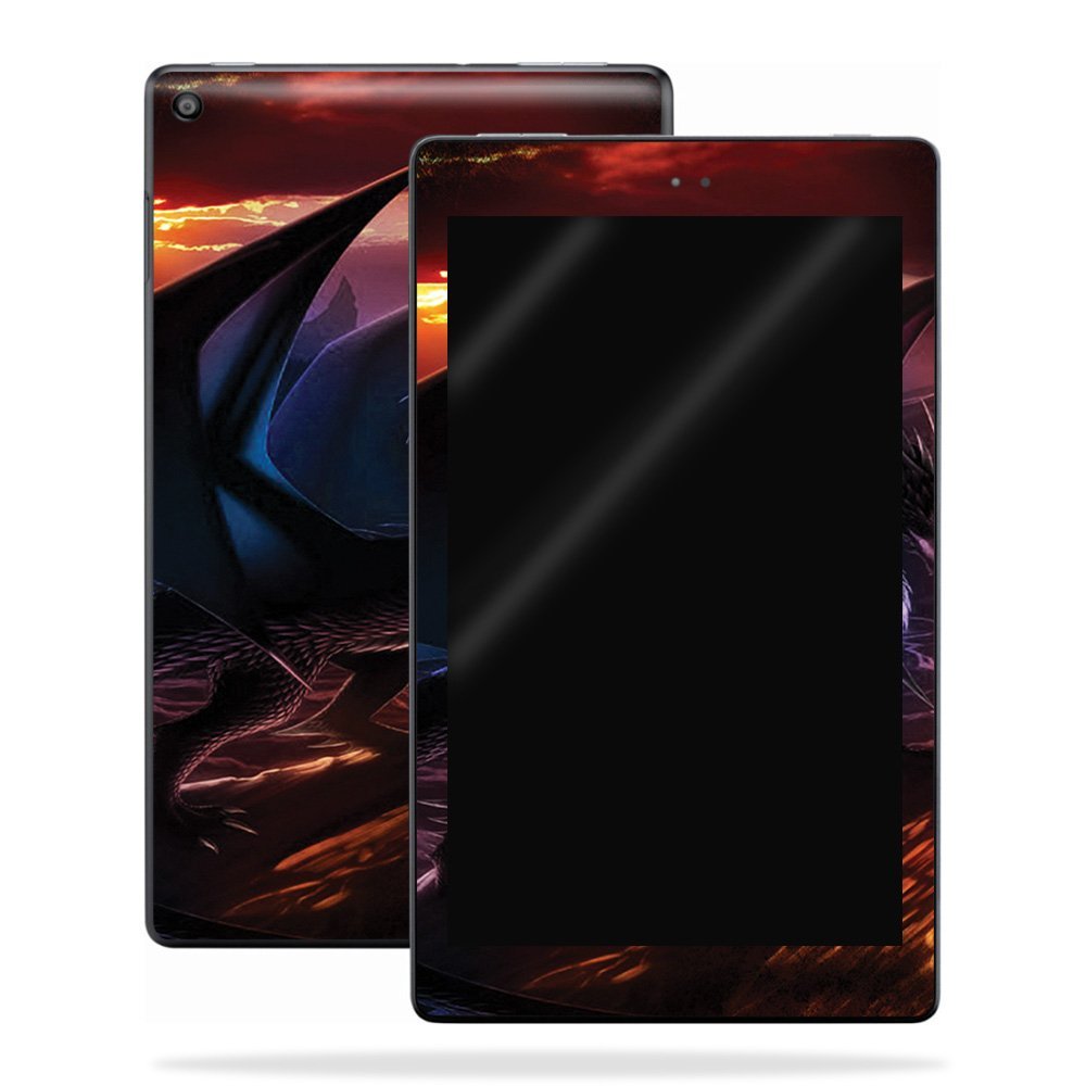 MightySkins Skin Compatible with Amazon Kindle Fire HD 10 (2017) - Fire Dragon | Protective, Durable, and Unique Vinyl Decal wrap Cover | Easy to Apply, Remove, and Change Styles | Made in The USA