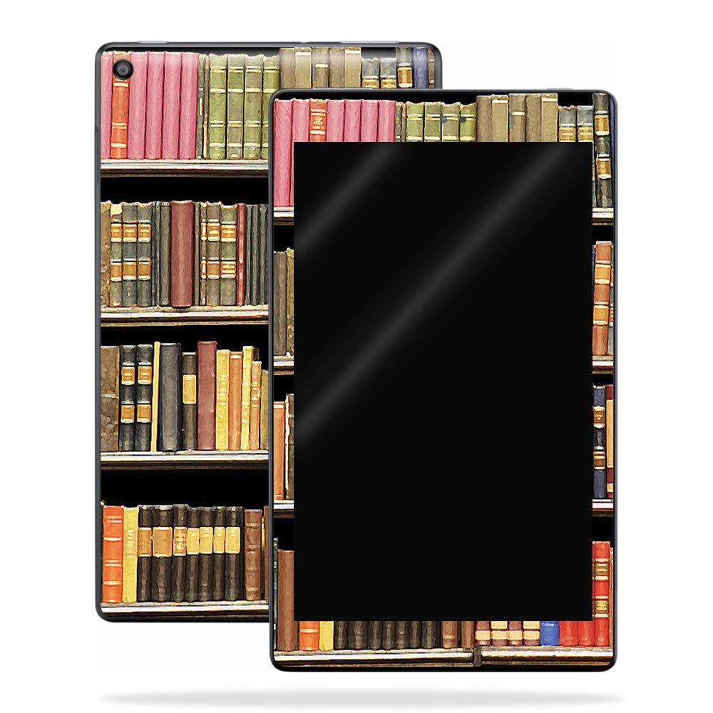 MightySkins Skin Compatible with Amazon Kindle Fire HD 10 (2017) - Books | Protective, Durable, and Unique Vinyl Decal wrap Cover | Easy to Apply, Remove, and Change Styles | Made in The USA