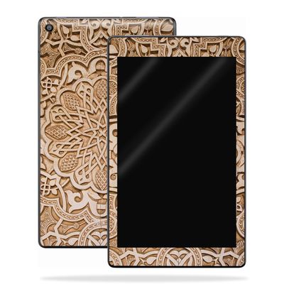 MightySkins Skin Compatible with Amazon Kindle Fire HD 10 (2017) - Carved | Protective, Durable, and Unique Vinyl Decal wrap Cover | Easy to Apply, Remove, and Change Styles | Made in The USA