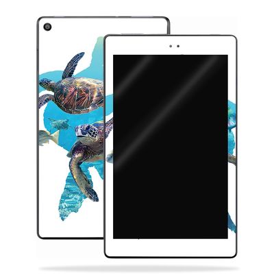 MightySkins Skin Compatible with Amazon Kindle Fire HD 10 (2017) - Turtly Cool | Protective, Durable, and Unique Vinyl Decal wrap Cover | Easy to Apply, Remove, and Change Styles | Made in The USA