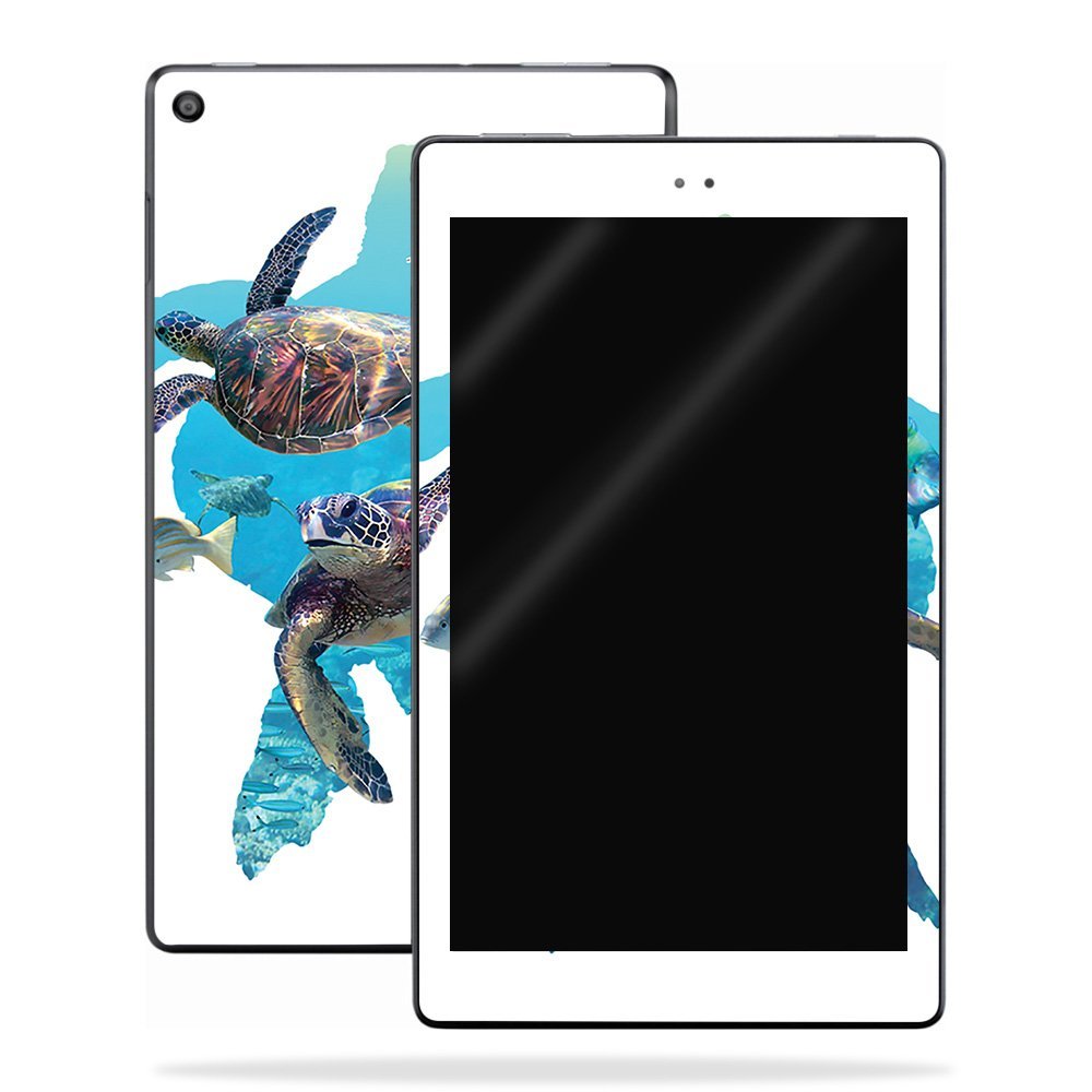 MightySkins Skin Compatible with Amazon Kindle Fire HD 10 (2017) - Turtly Cool | Protective, Durable, and Unique Vinyl Decal wrap Cover | Easy to Apply, Remove, and Change Styles | Made in The USA